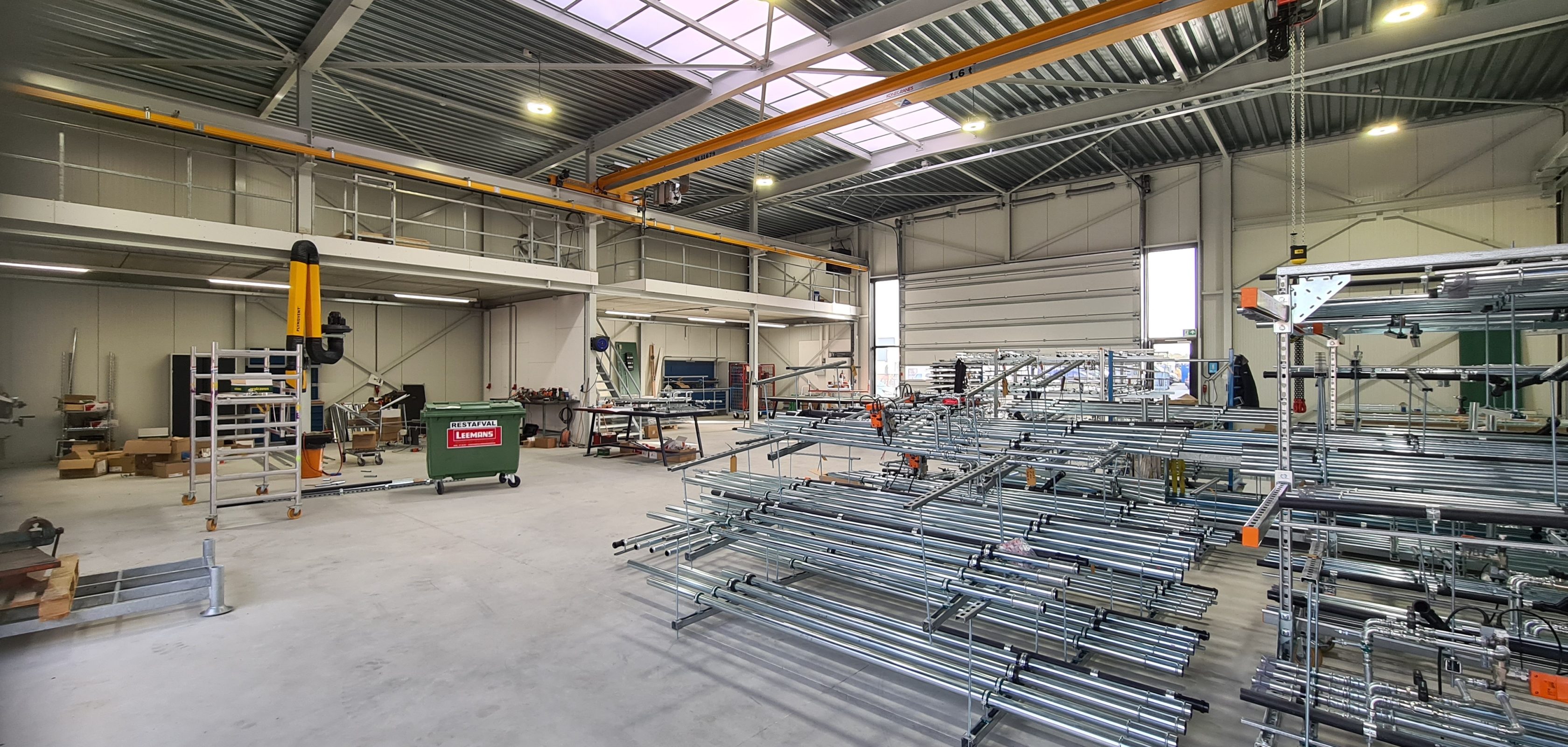 Nieuwbouw prefab hal Almelo