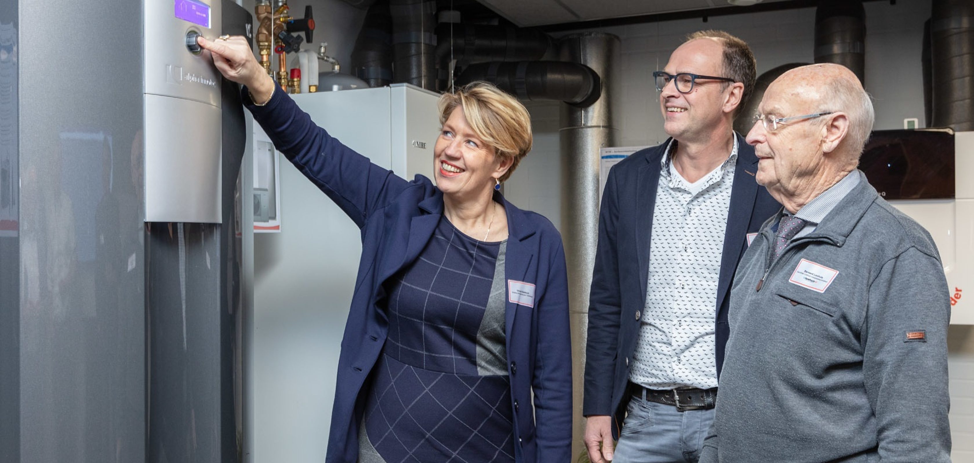 Opening Energiecentrum met warmtepompen