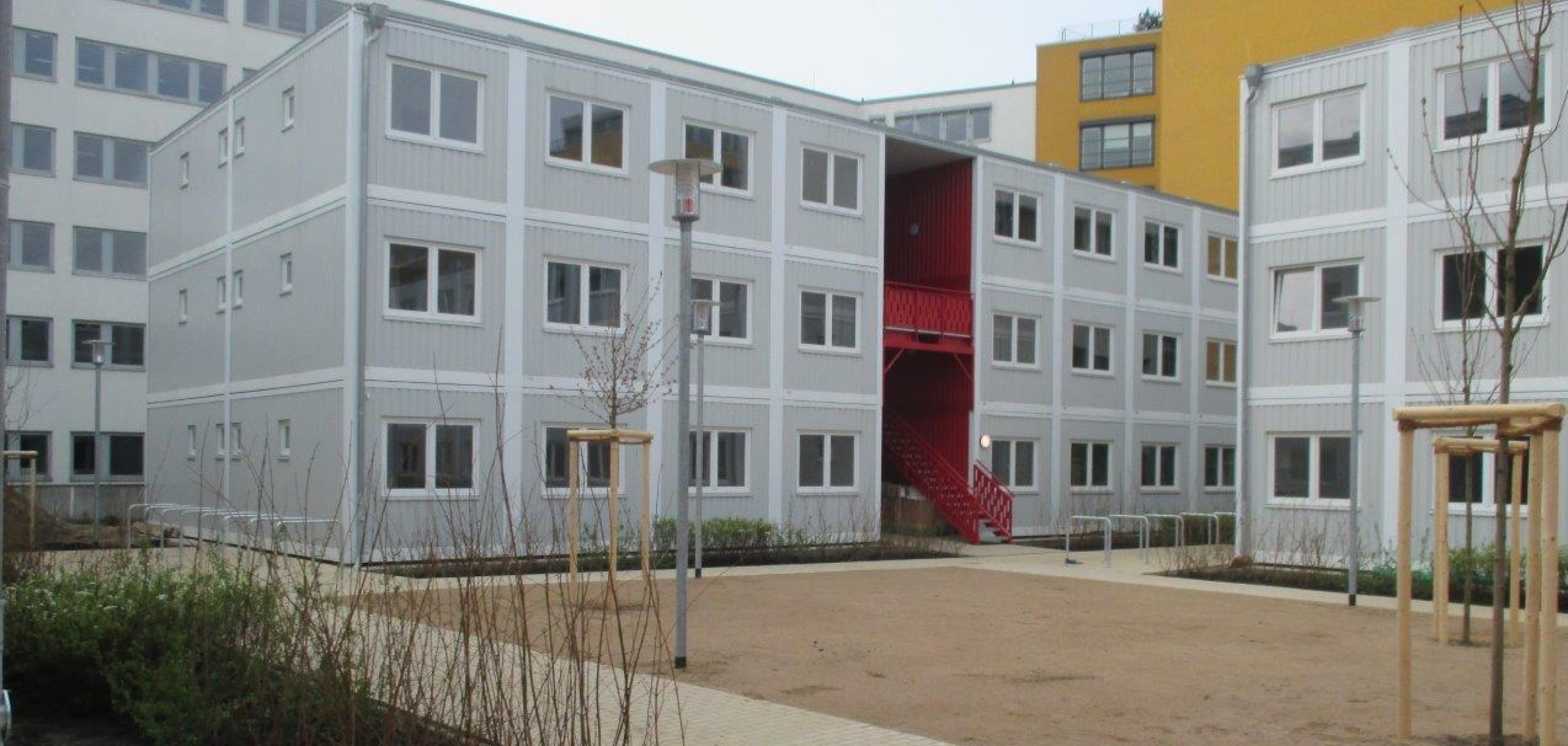 Wohncontainer für Fluchtlinge