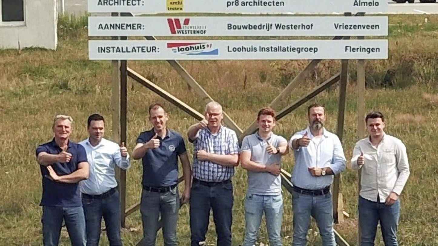 Neubau auf dem Gewerbepark Oosterweilanden in Vriezenveen