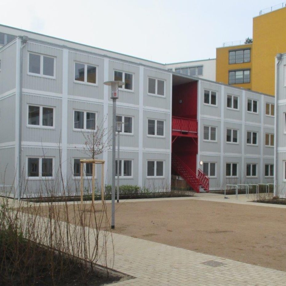 Wooncontainers in gebruik Loohuis installatietechnieken Duitsland